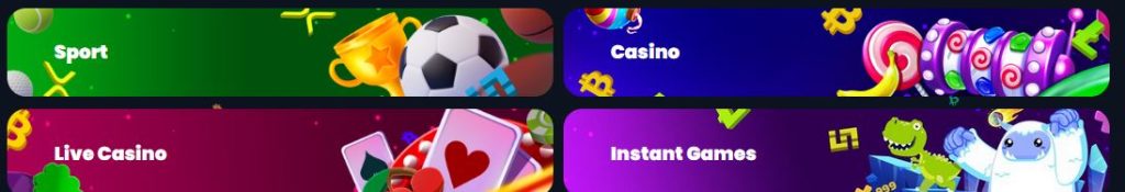 Jackbit casino categories 
